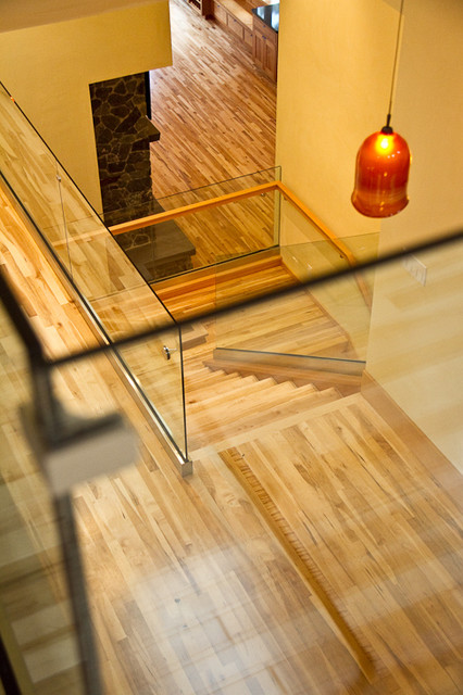 Дизайн деревянной лестницы  