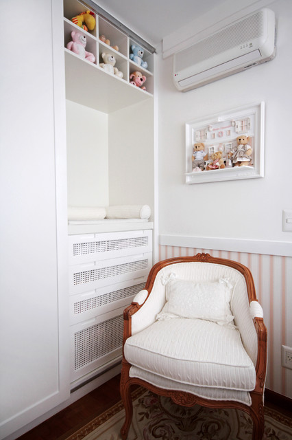 Дизайн интерьера белой детской комнаты