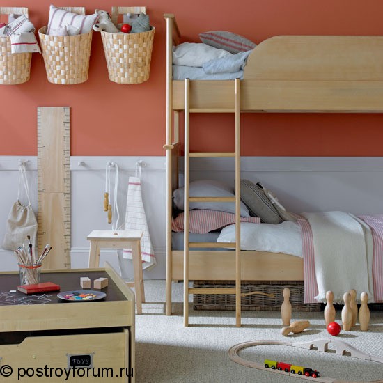 дизайн комнаты для двоих детей