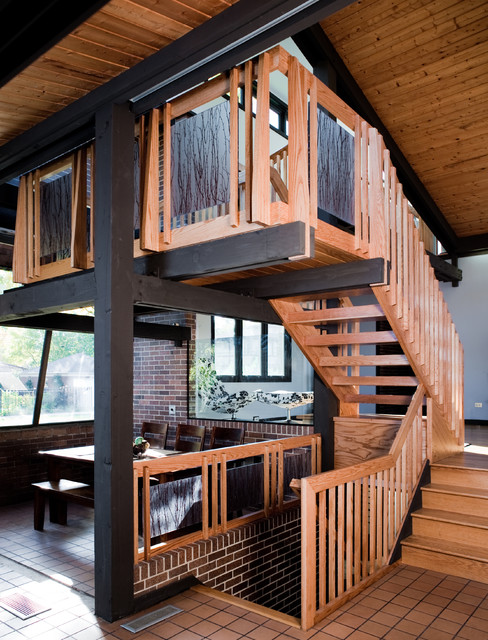 Дизайн лестницы для частного дома.