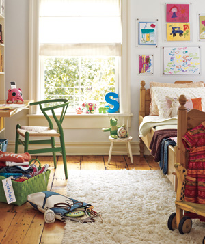 Интерьер детской комнаты в стиле Кантри
