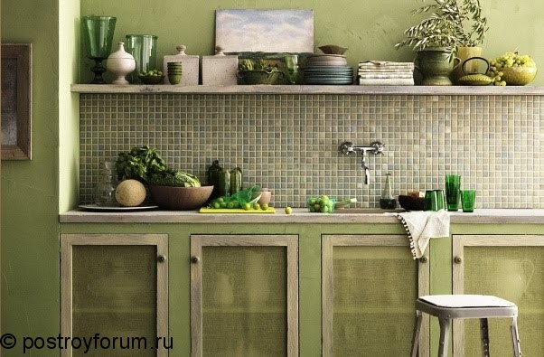 оливковая кухня фото