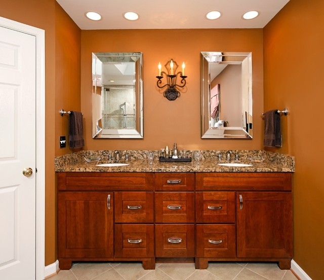 Прекрасная фотография современного дизайна ванной комнаты