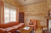 дизайн комнаты в деревянном доме