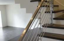 Дизайн современной стильной лестницы