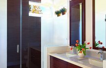 Дизайн ванной комнаты в шоколадных цветах