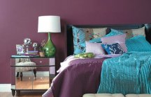 фиолетовая спальня дизайн