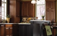 Фото дизайна кухни в коричневом цвете
