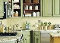 кухни фисташкового цвета фото