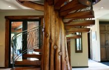 лестницы из дерева фото