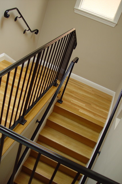 Дизайн интерьера деревянной лестницы