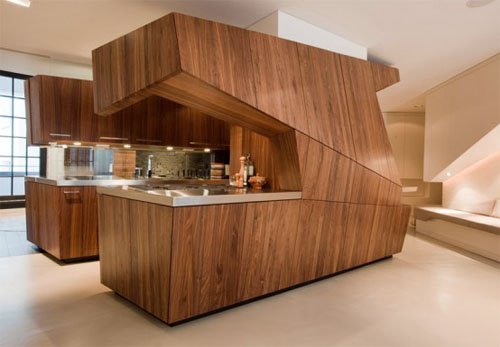Дизайн кухни из дерева