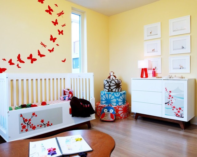 Дизайн современного интерьера детской комнаты