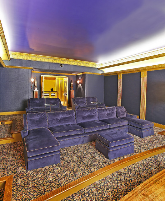 Дизайн ультрасовременного домашнего кинотеатра