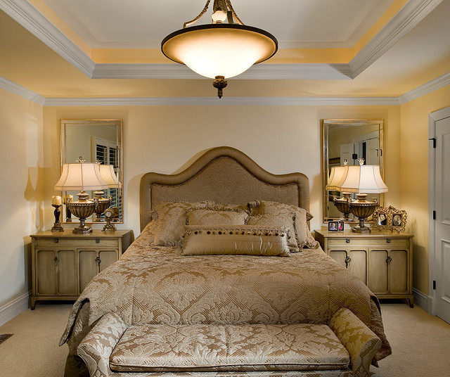 Роскошный дизайн спальной в современном стиле