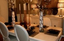 Дизайн интерьера столовой в романтическом стиле