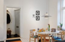 дизайн кухни совмещенной со столовой комнатой