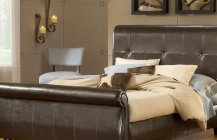 Дизайн спальной в коричневых тонах