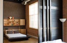 Фотография спальни в деревянном стиле
