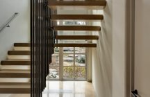 Стильный дизайн лестницы для современного интерьера.